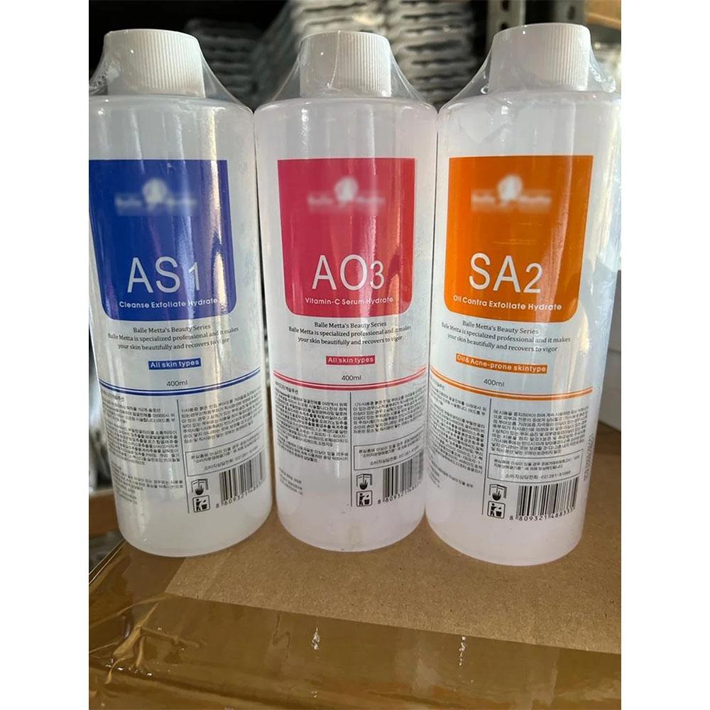 Сыворотка для ухода за кожей лица Facial Beauty Aqua SPA AS1/SA2/AO3 для аппарата для маленьких пузырьков, профессиональный уход за лицом, косметическая жидкость