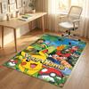 Personalized Crystal Velvet Carpet,Pokémon Custom Printed Name, Plush Area Rug For Home Indoor Decor