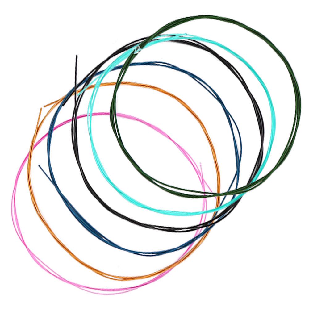 6шт/набор красочных нейлоновых струн нормального натяжения из сплава для классической гитары