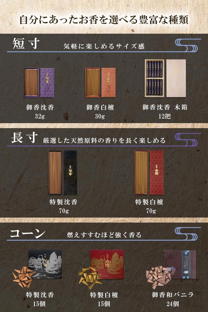 Incense Aroma Incense Wood Fragrance Made In Japan (Long Size, Agarwood)