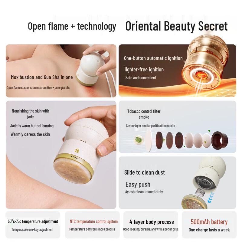 Aixiutang Smart Portable Jade Moxibustion Device MS7