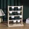 Wooden Jewelry Collection Rack Solid Wood Earrings Jewelry Hanging Showcase Bracelet Display