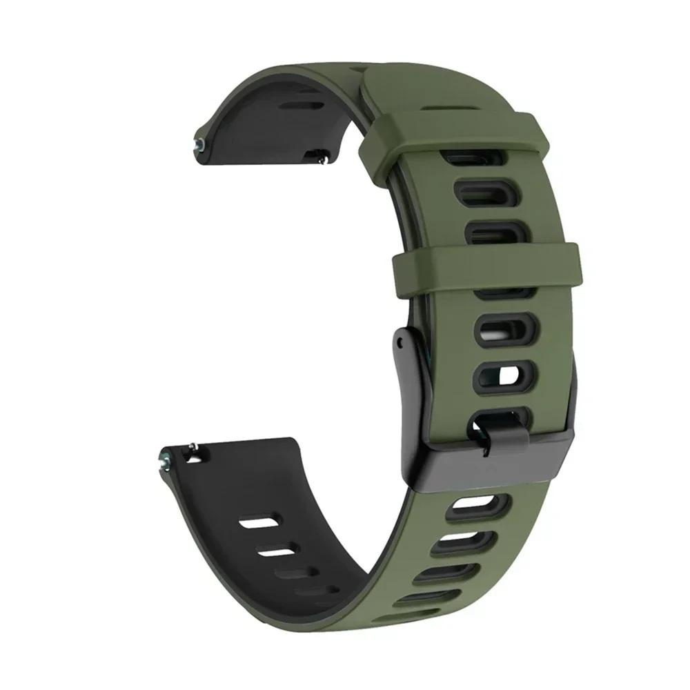 Силиконовый спортивный ремешок для TicWatch Pro 3 Ultra Ремешок для TicWatch GTW/GTX/S2/E2/E3/GTH Замена 20 22 мм Дышащий аксессуар