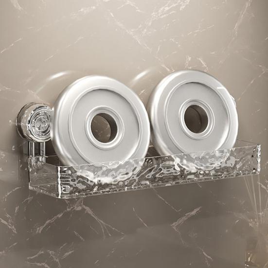 1/2 шт. Держатель для хранения на присоске, высокая грузоподъемность, простая установка, настенная полка для хранения без сверления, органайзер для душа