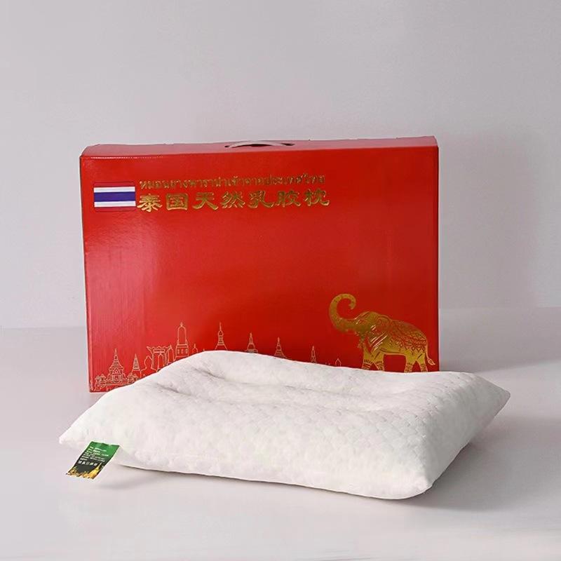 Тайская латексная подушка для взрослых с массажными частицами, подушка для комфортного сна