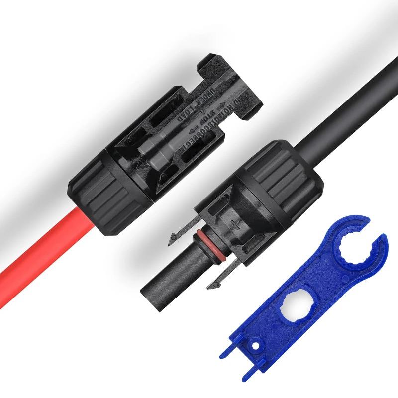 200/100/40/20/10 Pcs DC Solar Connector 1000V30A Panel Stecker IP67 Waterproof Connectors Kit for PV/MC Cable 2.5/4/6mm