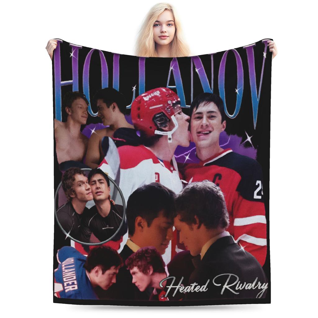 Warm Cozy Blanket Travel Office Ilya Shane Hockey Romance Heated Rivalry Throw Blanket Print  Bedspread For Home Decor
