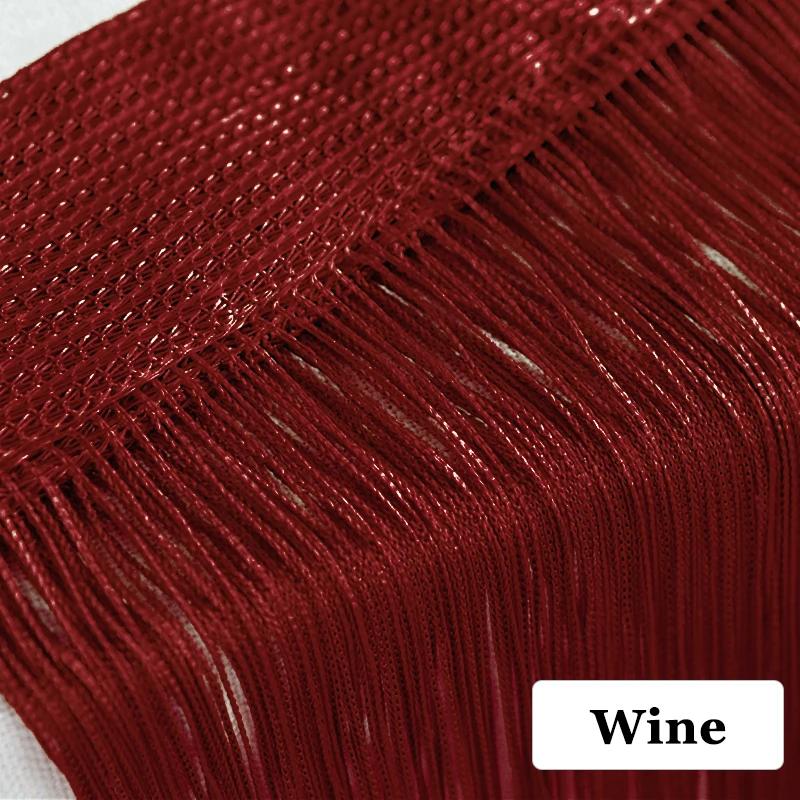 300 см X 300 см нитяные шторы экран лента струнный разделитель штора для гостиной дверь стена окно панель кисточка занавеска