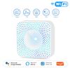 Tuya ZigBee/WiFi Детектор качества воздуха PM2.5 Формальдегид ЛОС CO2 Температура Влажность 6-в-1 Умный датчик Air Box Через Alexa Google