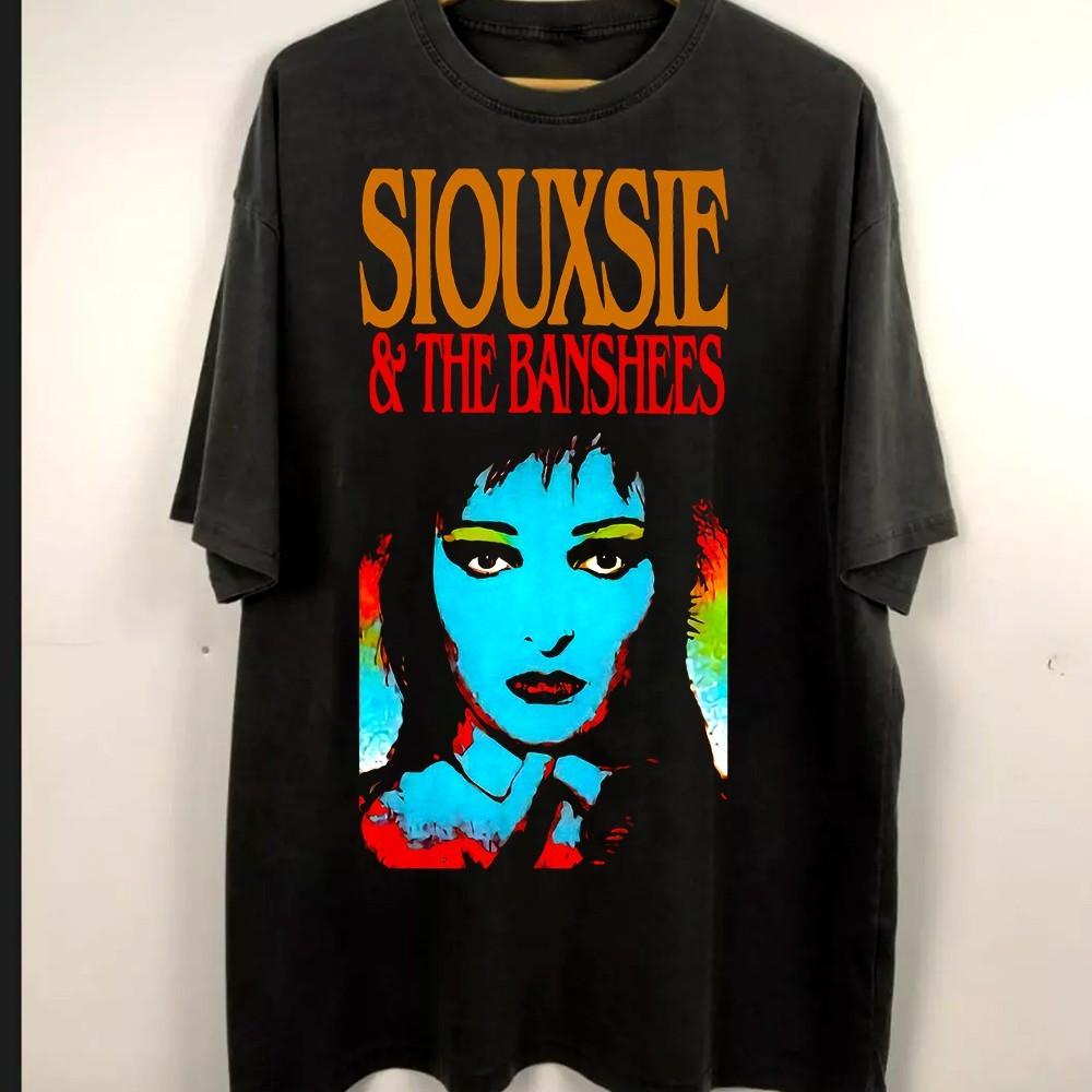 Ретро Siouxsie and the Banshees Унисекс Унисекс S-5XL Футболка 14D718 Унисекс Футболка
