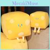 Cheese Butter Cube Yellow Plush Toy Stuffed Doll Cartoon Decoration Kids Gift