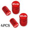 AABIX1 4pcs Car Wheel Tire Valve Caps Tyre Stem Covers Airdust Waterproof For KIA EV6 Car Accessories