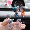 Car Decoration Cute Cartoon Couples Action Figure Figurines Balloon Ornament Auto Interior Dashboard Accessories for Girls Gifts