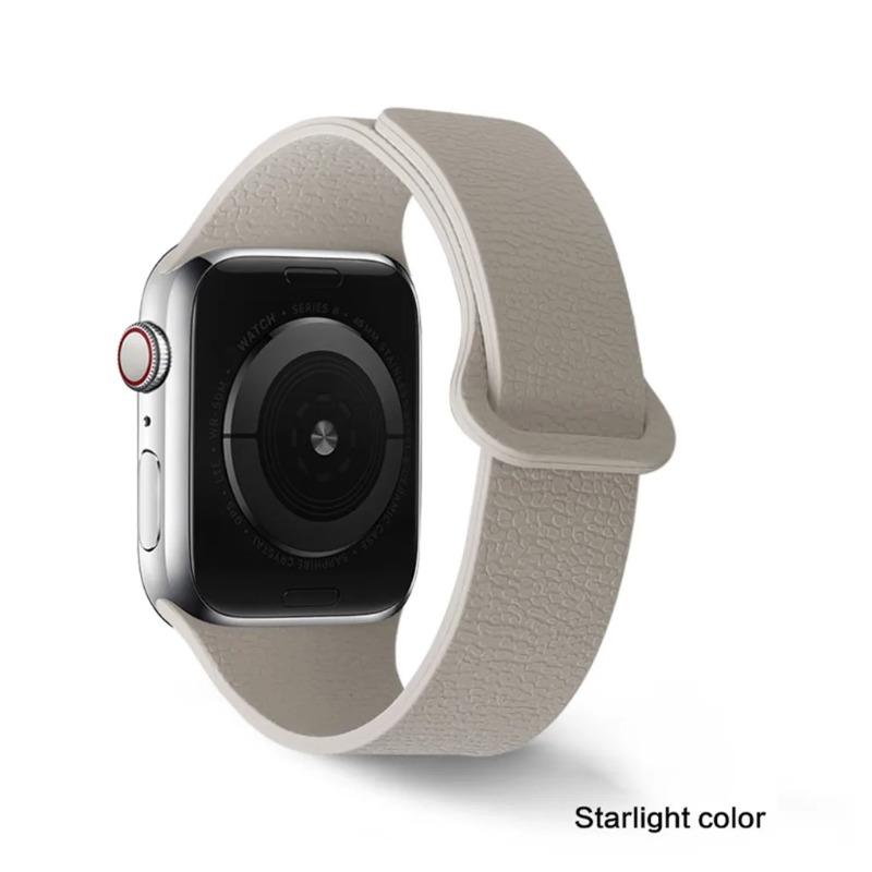 Magnetic Strap For Apple Watch Series 11 42mm 46 45 41 44 40 38mm Silicone Band For Iwatch Ultra 3 2 1 49mm 10 9 8 7 6 54 3 2 1