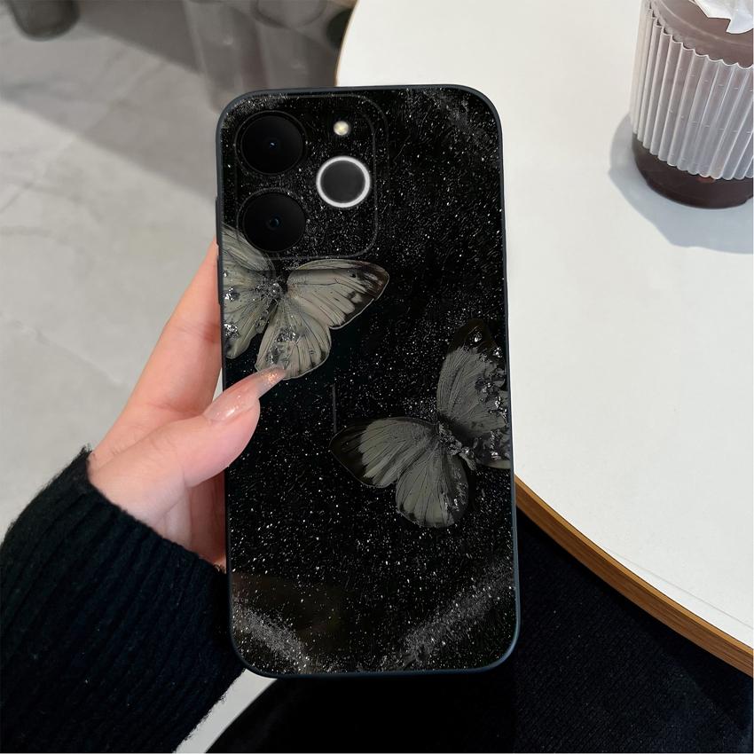 Чехол для телефона Realme Note 70 70T 60 4G Красивые Бабочки Облака Мягкий Силикон Прочный Корпус Для Realme Note70 70T Задние Крышки