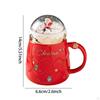 Керамическая рождественская кружка для питья напитков, рождественское утро, чашка, зимняя посуда