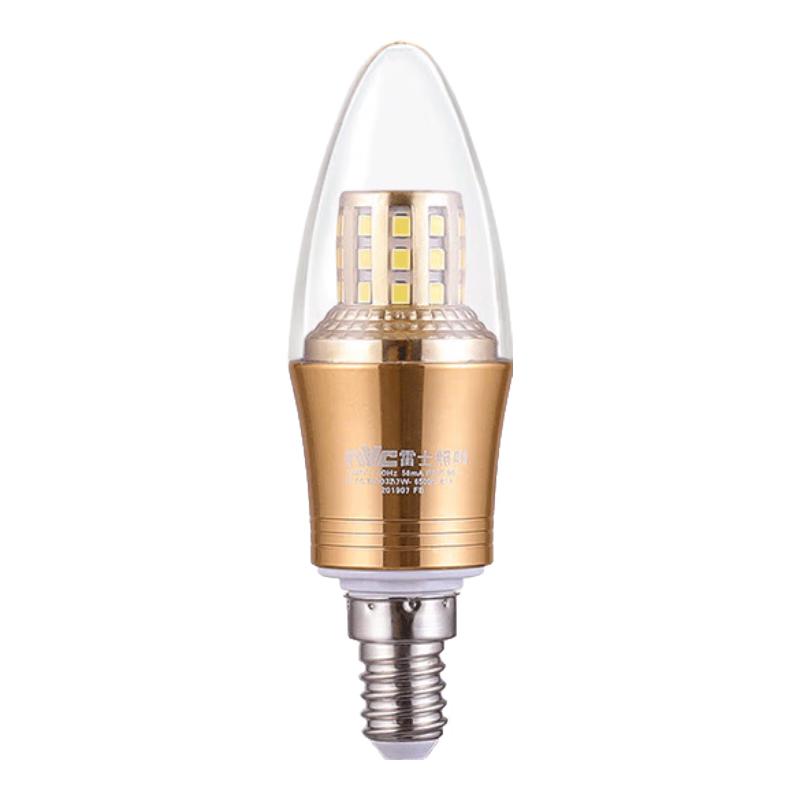 NVC LED Candle Bulb E14 5W Cool White (5-Pack)