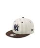 New Era New Era Детская кепка MLB Pinstripe NY Chrome YTH 950 PIN STRIPE NEYYAN CHR BRN YOUTH52-56 см