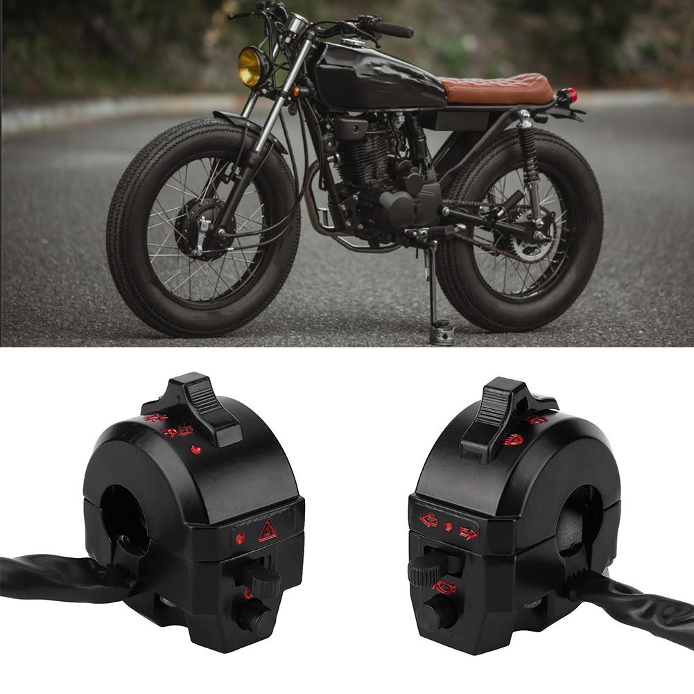 2pcs Motorcycle Left Right Horn Handle Start Switch Assembly Fit for ZJ125 CG125 125cc