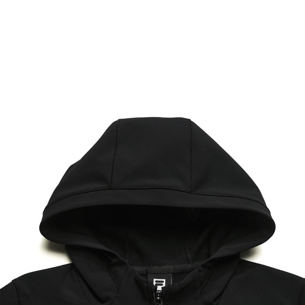 Fila Теплая флисовая классическая персонализированная спортивная тренировочная повседневная удобная куртка с капюшоном женская куртки A11W611503F-BK