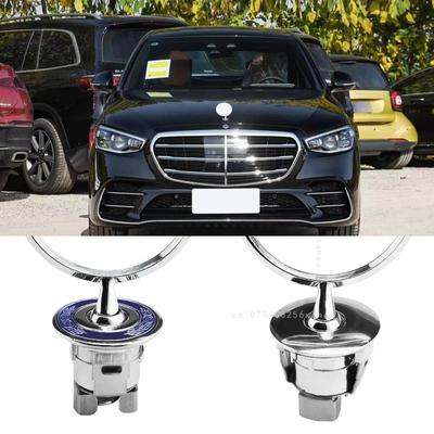 3D металлическая автомобильная наклейка для Benz CES Car Angel Logo передняя стойка капота, автомобильная металлическая наклейка, универсальная 3D эмблема