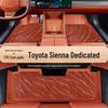 Экологичные, без запаха коврики из ТПЭ для Toyota Sienna: легко чистить и полностью закрытый.