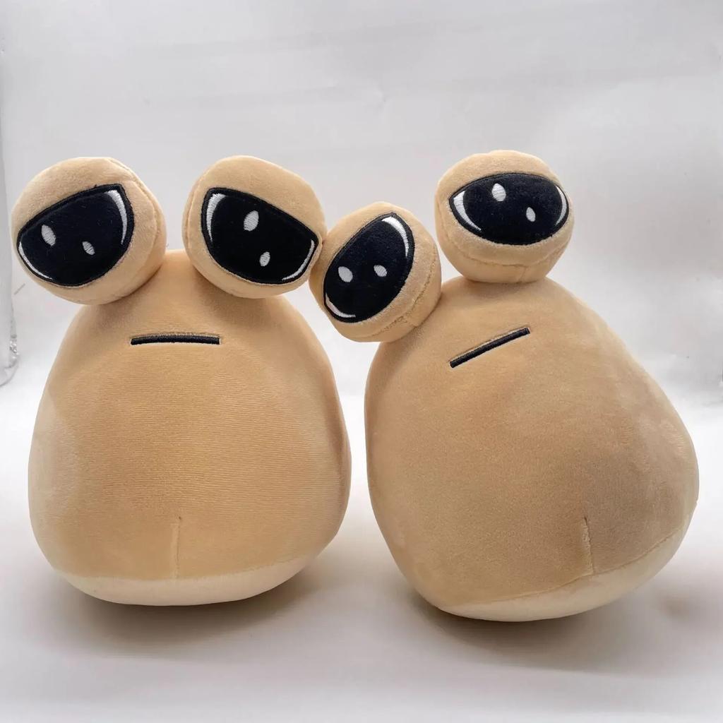 Мой питомец инопланетянин Pou плюшевые игрушки аниме игра кукла Maw Pou кавайный мультфильм мягкая подушка дети день рождения Рождество Gif