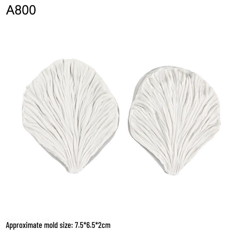 Форма для помадки с текстурой в виде тюльпана и розы для украшения торта