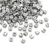 Acrylic English Letter Cube Beads For DIY Necklace Bracelet Earrings Jewelry Making Craft Accessories