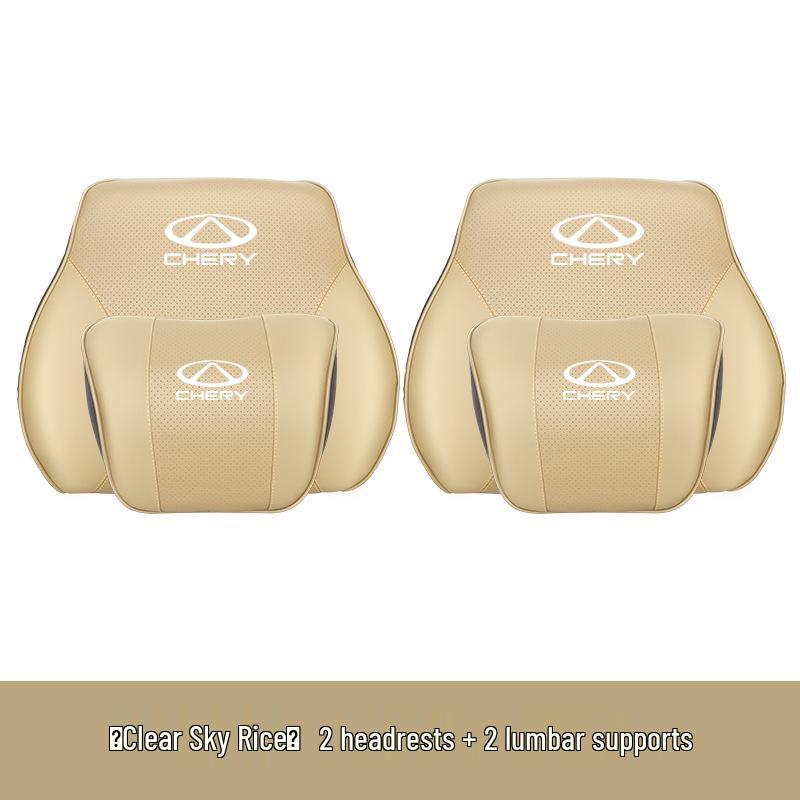 Chery Car Neck Support Pillow: Compatible with Little Ant QQ, Ice Cream Arrizo 5, Tiggo 8 Headrest