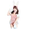 Clearstone Lumipapier Cosplay Halloween Doll Bunny for Women, Pink