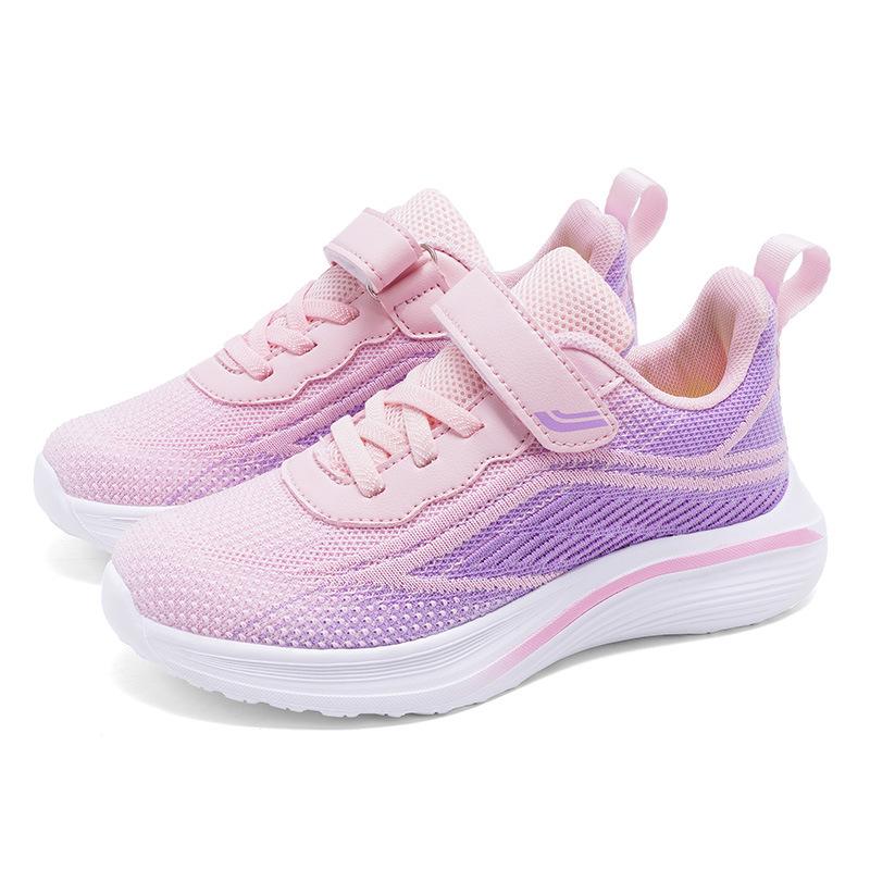 Дышащие кроссовки из сетки Flyknit для девочек - Весна/Осень, Повседневные и для бега
