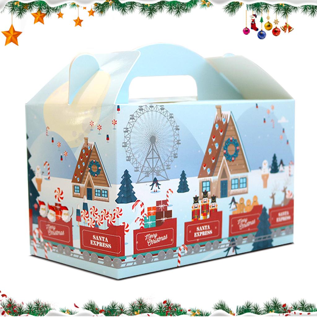 Christmas Decoration Cartoon Gift Box Candy Box Gift Box Carton Apple Gift Box Customization