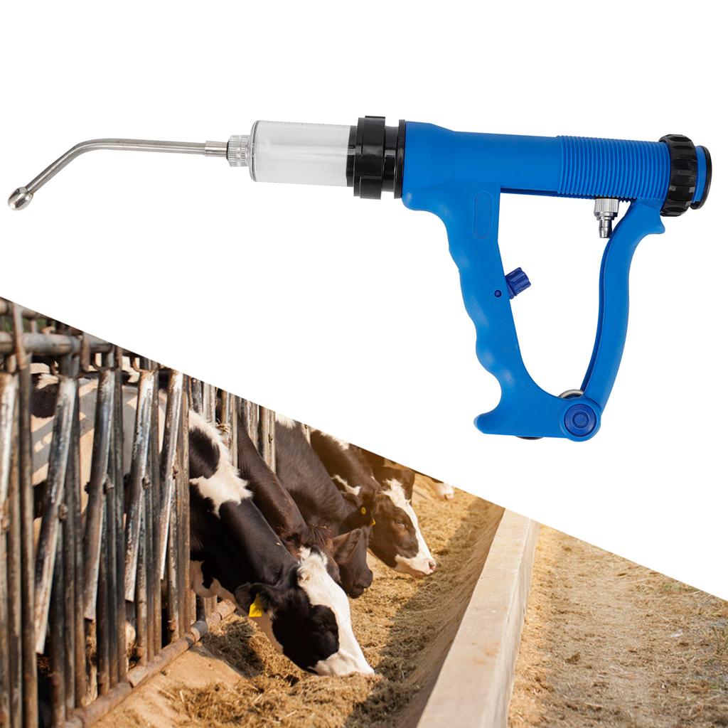 Регулируемый шприц непрерывного действия, 20 мл, инструмент для пероральных инъекций для крупного рогатого скота, овец, коз, скота