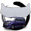 Ruiya Sunshade for the New Toyota Custom Windshield Tank Car UV Sunshade for Car No Suction Cups Custom Roomy Custom Parts Roomy/Roomy M900A/M910A,