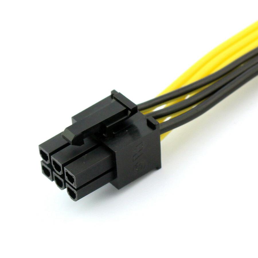 10 шт. PCI-E PCI Express 6P папа к 6-контактному папе DIY кабель питания для графической видеокарты