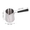 Easy to Clean Turkish Coffee Pot Stainless Steel Milk Warmer Durable Turkish Tea Pot  Coffee Making