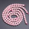 15-40 шт. 4/6/8/10/12 мм порошкообразные хрустальные бусины круглые розовые натуральные камни свободные бусины DIY ожерелье брелок ювелирные изделия ручной работы материал оптом