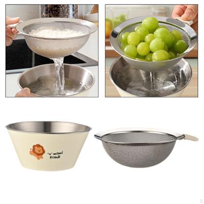 Набор кухонных инструментов 2 в 1 для процеживания и хранения фруктов и пасты