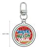 Viva La Vida Acrylic Watermelon Pendant Acrylic Shining Watermelon Keychain   Car