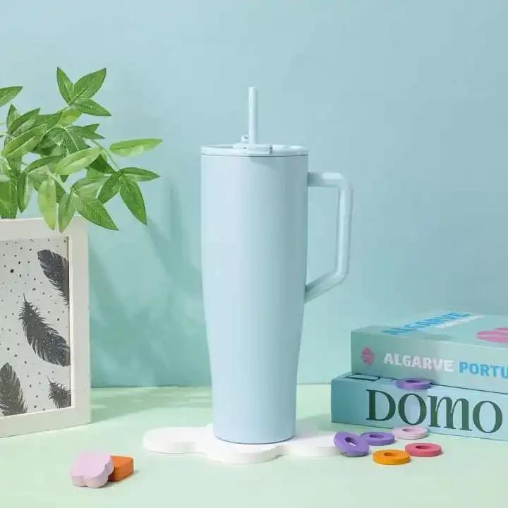 40oz 1200ml Stainless Steel Thermal Mug Insulated Coffee Cup Water Bottle Travel Tumbler Vacuum Flask for Office Car Home