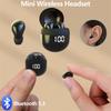 Invisible Wireless Sleep Headphone Bluetooth 5.3 In-Ear Earphones with Microphone Noise Reduction Earbuds TWS Mini Headset for Smart Phone