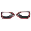 2Pcs Black Front Grille Intake Bezel Cover Trim For 2015- Dodge SRT Scat Pack Daytona Car Accessories