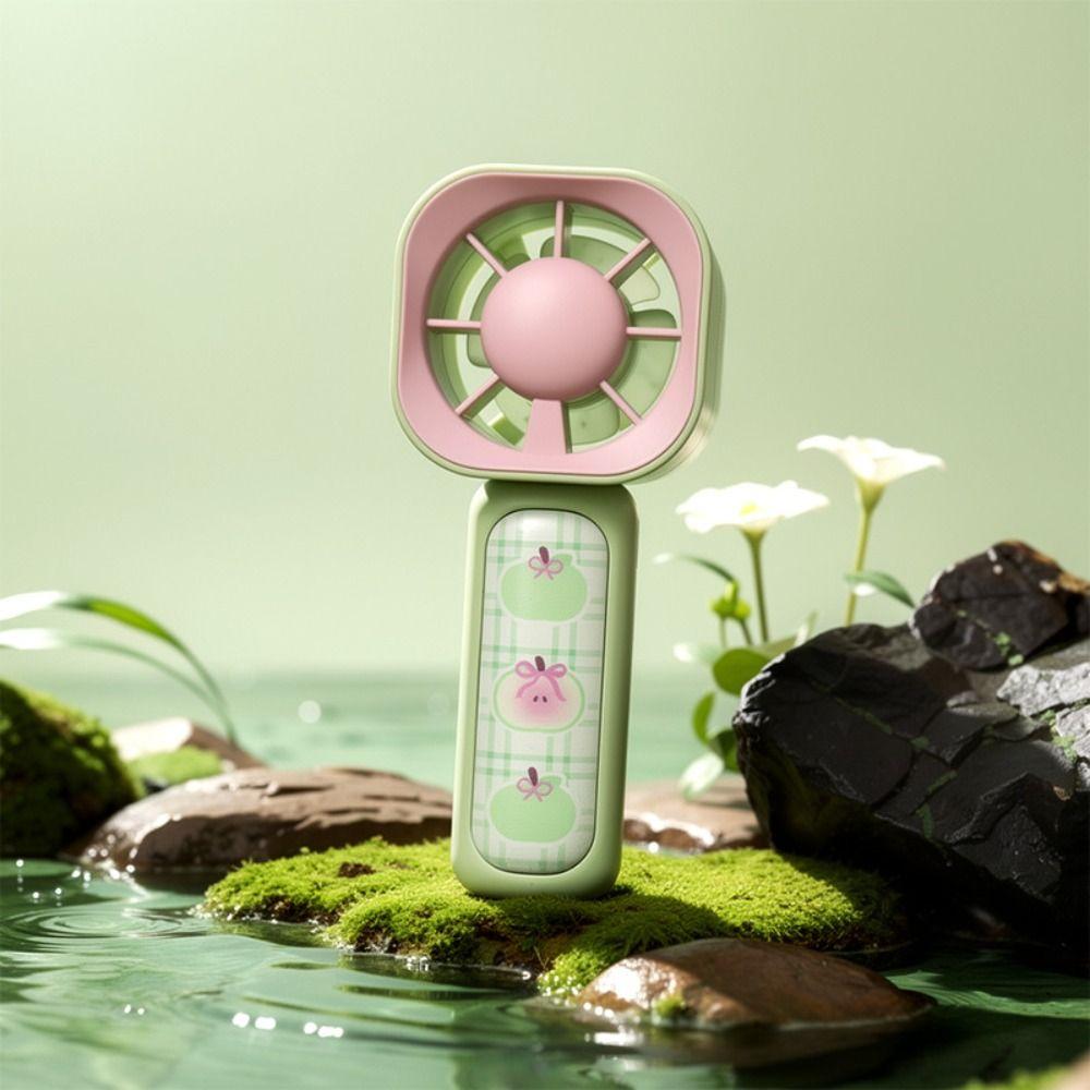 Quiet Operation Handheld Mini Fan Lightweight Design USB Rechargeable Fan Desktop Use