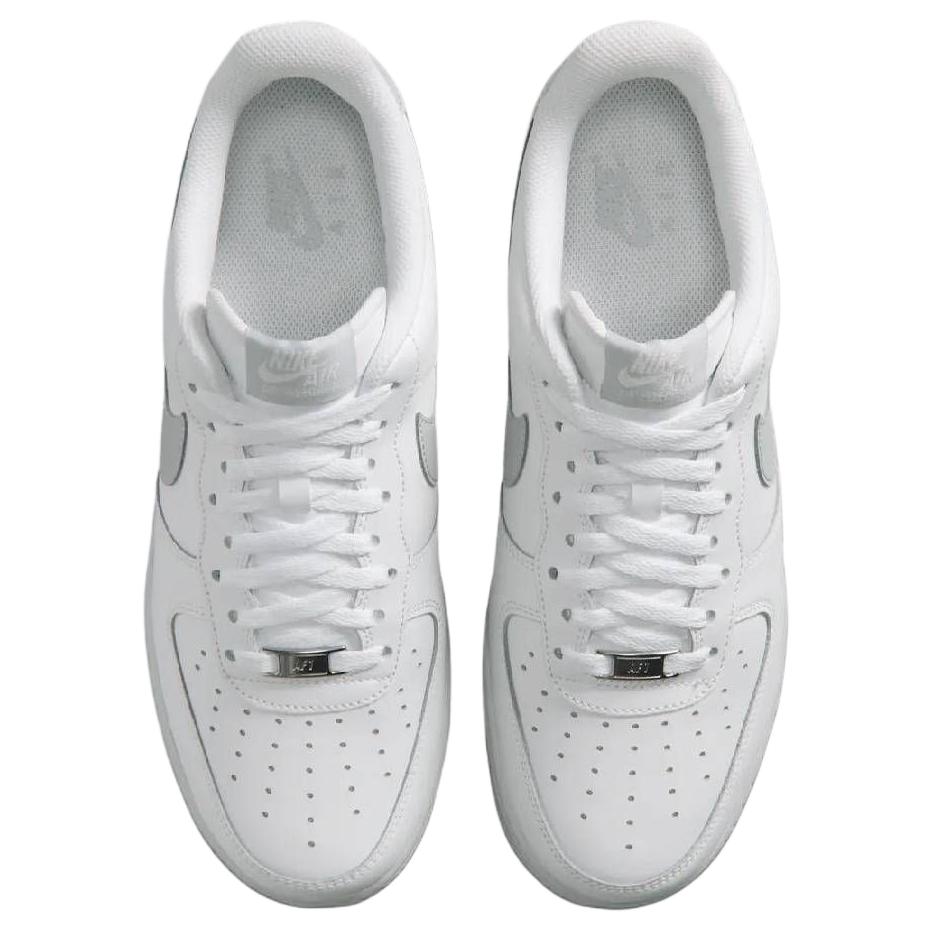 Nike Кроссовки Nike Air Force 1 07 Удобная посадка Поддержка Мужские Кроссовки Белый Серый FJ4146-128
