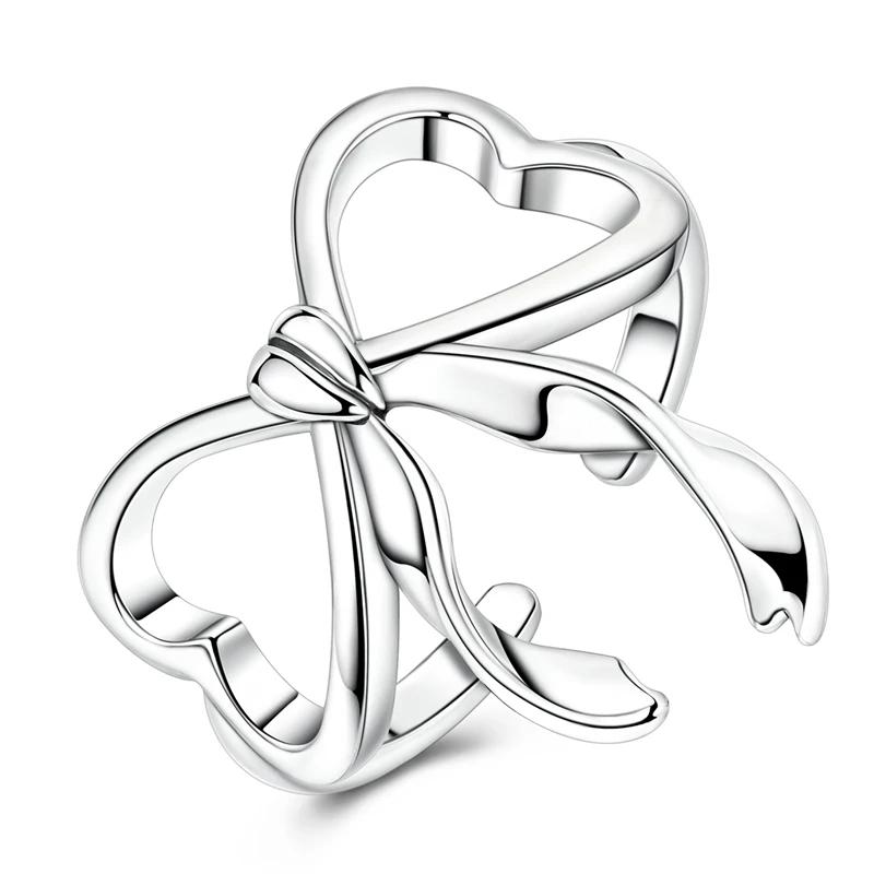 925 Sterling Silver Vintage Angel Wings & Cross Double Band Ring Adjustable Open Ring for Women Girls Daily Wear Jewelry Gift
