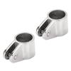 2PCS Bimini Top Jaw Slides 316 Stainless Steel Removable Hinged Jaw Slides for Boat Bimini Hardware