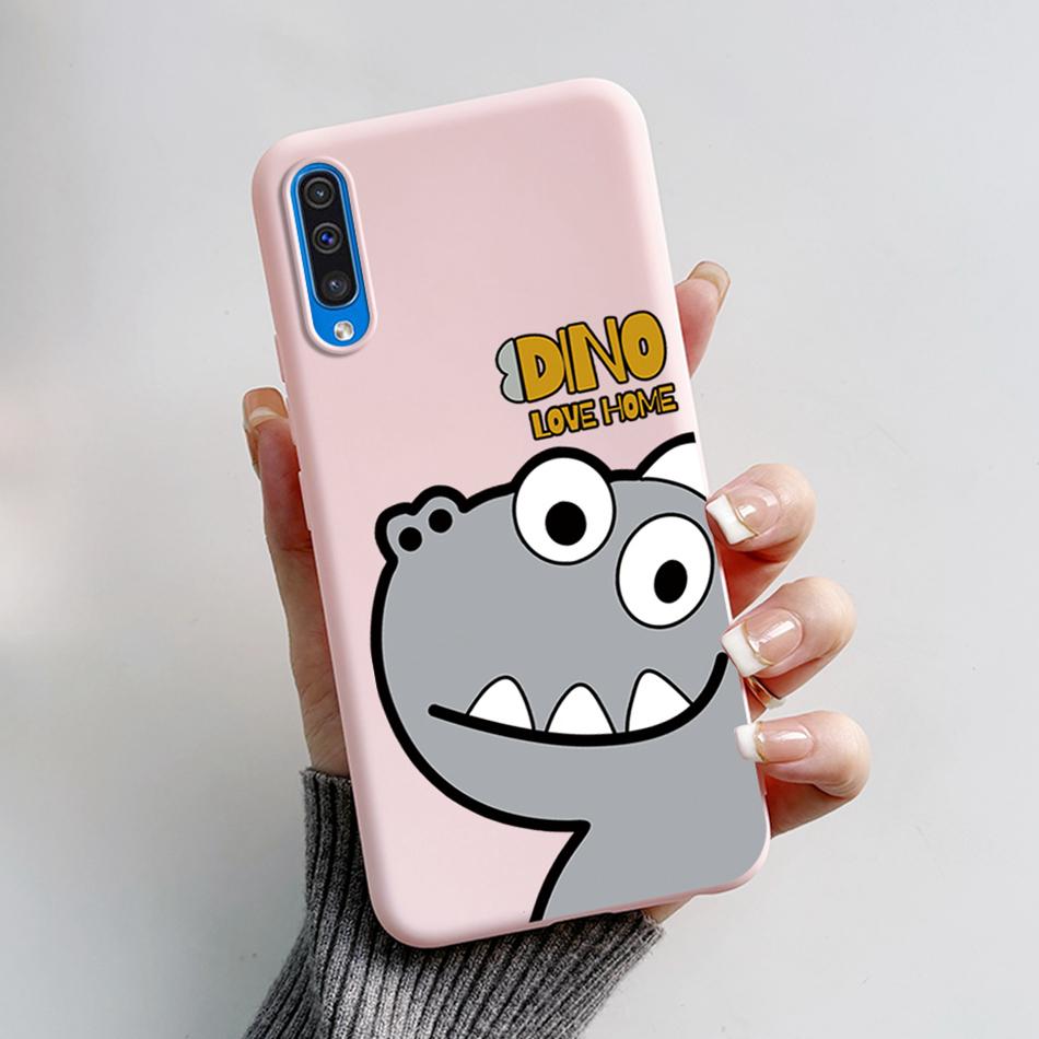Чехол для Samsung A50 A50S A30S Мультяшный Мягкий Жидкий Силикон Полная Защита Задняя Крышка Телефона Для Galaxy A 50 50S 30S Funda Оболочка