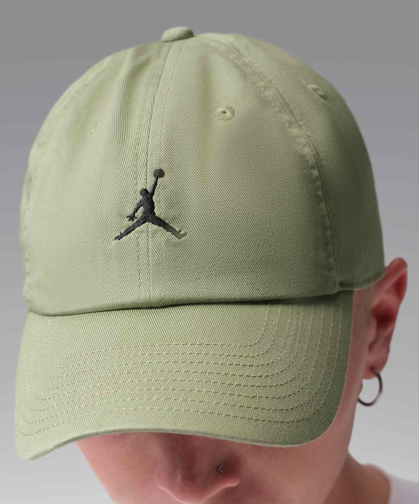 Nike Кепка Jordan Club без структуры с изогнутым козырьком - Аллигатор: Черный / Hq1963-334