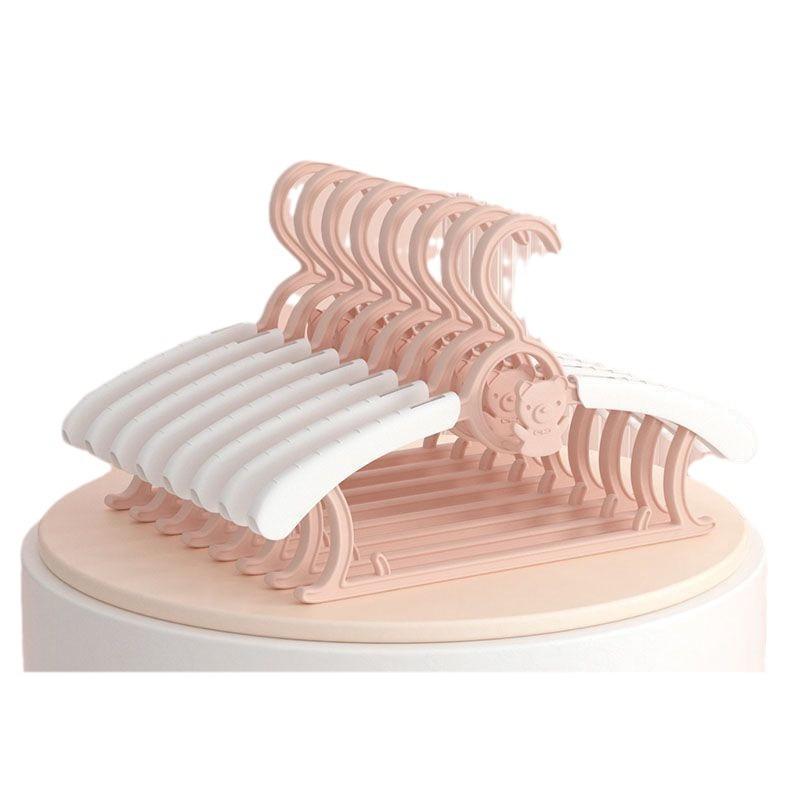 5 шт. Многофункциональная детская вешалка для одежды, гибкие стойки, пластиковые вешалки для одежды, детские вешалки, органайзер для детской одежды